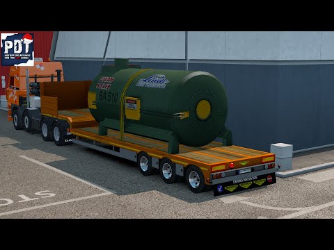 ✅[ETS2. V1.36]...PDT...Ownable overweight Trailer Broshuis v1.2.2