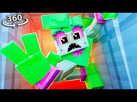 Baby LONG LEGS Vision in Minecraft VR 360!