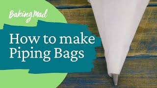 How to make piping bags 2 ways