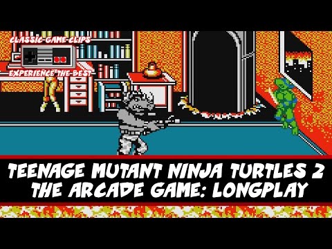 Teenage Mutant Ninja Turtles 2: The Arcade Game (NES) Longplay HD RGB