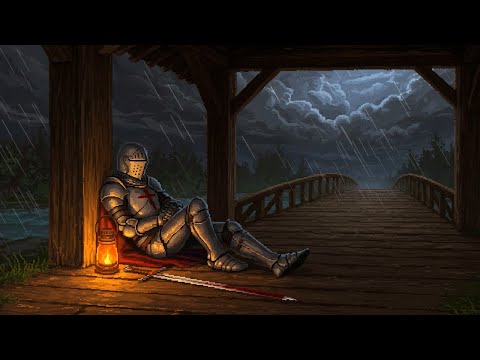 The rain falls... carrying away the weight of battle