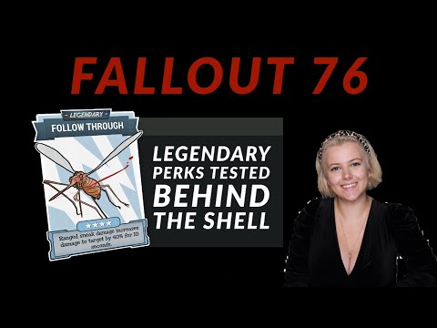 Fallout 76: LEGENDARY PERKS TESTED. Behind the turtle's shell
