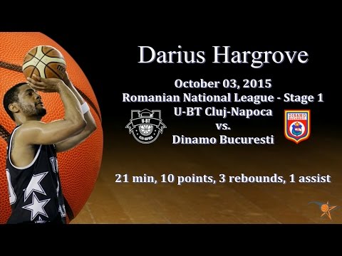 Darius Hargrove vs. Dinamo Bucuresti - Oct 03, 2015