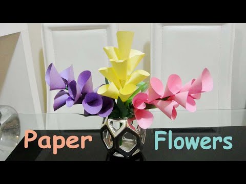 How to make Turpines or Foxglove Paper Flowers /DIY / Craft Ideas/ Art & Craft