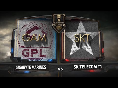 Highlights: Gigabyte Marines vs SK Telecom T1 - MSI 2017 Group Stage Day 3