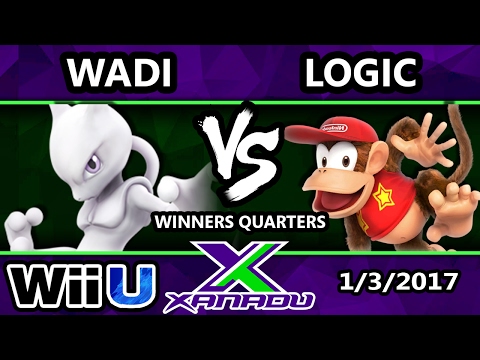 S@X 183 - Wadi (Mewtwo) Vs. InC VGBC | Logic (Diddy Kong) - SSB4 Winners Quarters - Smash for Wii U
