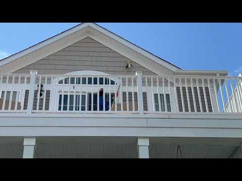 Eaves of House Filled with Carpenter Bees in Martinsville, NJ