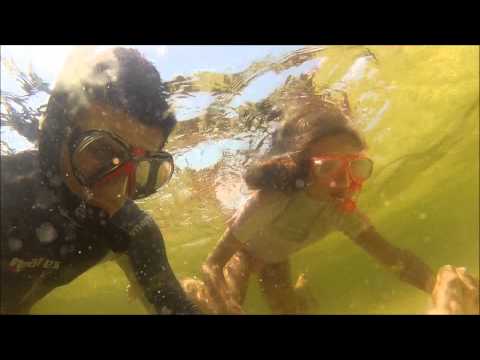 Bud, Izabelle, and Sam LaMonica Snorkel in Panama City