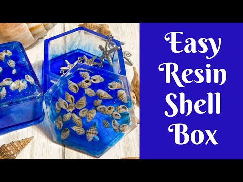 Easy Resin Projects: Seashell Resin Trinket Boxes