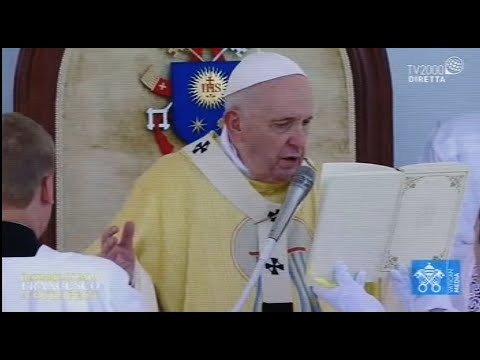 DOMENICA 12 SETTEMBRE 2021 - LA SANTA MESSA CELEBRATA DA PAPA FRANCESCO NELLA PIAZZA DEGLI EROI A