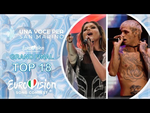 Una Voce Per San Marino 2022 Top 18 Grand Final | Eurovision 2022 San Marino 🇸🇲