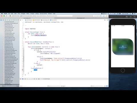 SwiftUI Custom View Modifier: Secured, Blurred Image