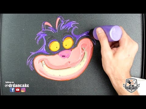 Cheshire Cat Pancake Art