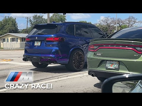 BMW X5 M COMP vs BMW M550i STREET RACE (Someone Lost Badly!)