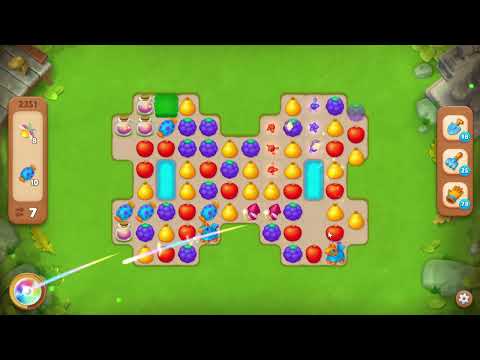 Gardenscapes 2351 Level - 22 moves - NO BooSTERS