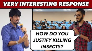 How Do You Justify Killing Insects? | Insects Killed During Farming | Animal Rights Lecture | Q & A