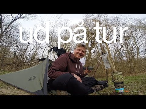 Solo cykeltur til Tystrup Sø, camping i telt, bål og mad (VLOG)