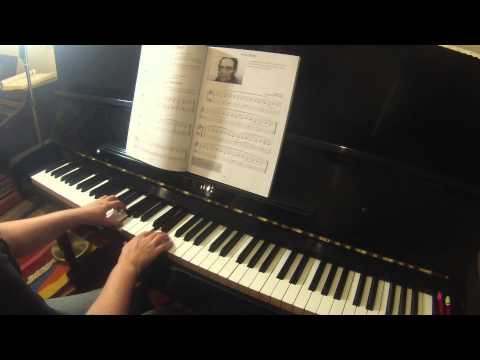 First Study adapted from Karl Czerny The Classic Piano Course book 1 by Carol Barratt