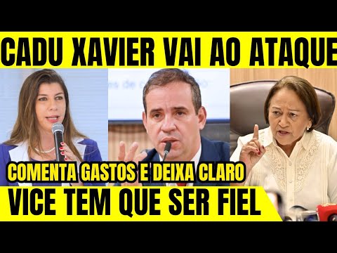 CADU XAVIER PARTE PRA CIMA, BLINDA FÁTIMA, ABRE NÚMEROS DA FOLHA E CRAVA: “VICE SERÁ LEAL”