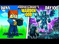 I Survived 100 Days As A SCULK GOD In Minecraft