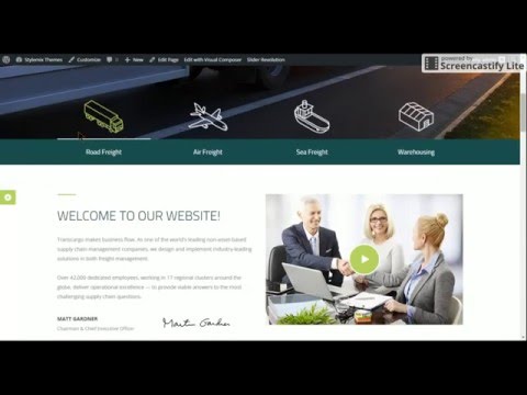 Transcargo - Transportation and Logistics Business WP Theme Installation Tutorial