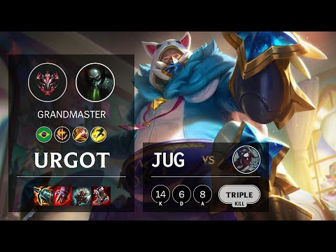 Urgot Jungle vs Kayn - BR Grandmaster Patch 11.4