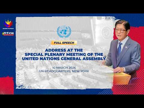 Address at the Special Plenary Meeting of the United Nations General Assembly (Speech) 3/10/2026