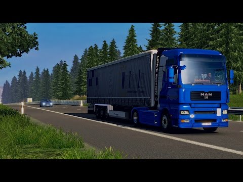 Euro Truck Simulator 2 Man TGA 18.460 Rostock Oslo [DFGT] TrackIR pro4