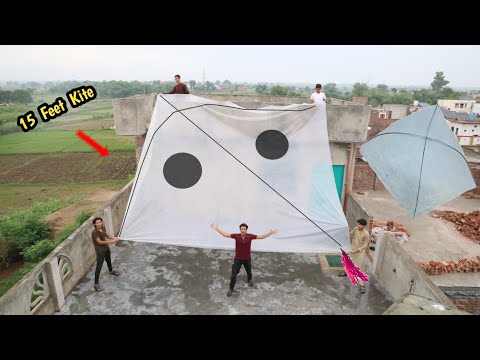 15 Feet Monster Plasticbag Kite Flying Or Make At Home