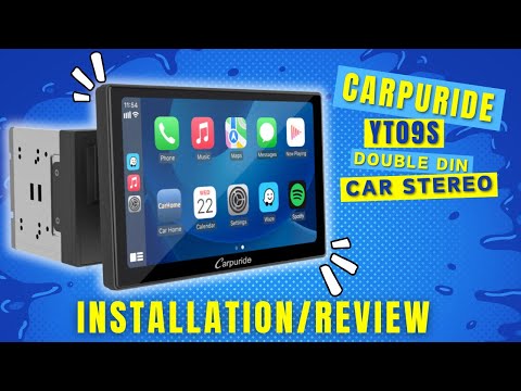 Carpuride TY09S Double Din Car Stereo | Installation and Review