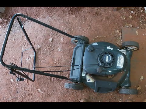 How to scrap a push mower for clean Aluminum