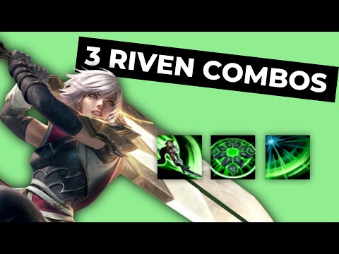 3 RIVEN ONE SHOT COMBOS (Riven Mechanics)