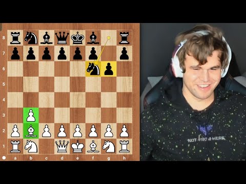 Magnus Carlsen Show How To Play Nimzovich Larsen Attack Opening #chess