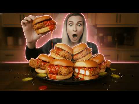 Crispy Bang Bang Chicken Sliders