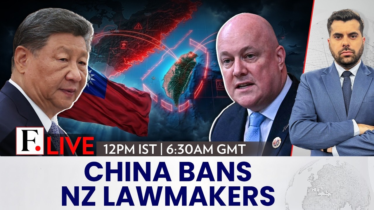 LIVE | China Imposes Travel Ban On 4 New Zealand Lawmakers After Their Taiwan Visit | Firstpost