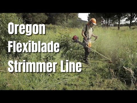 Testing Oregon Flexiblade Strimmer Line