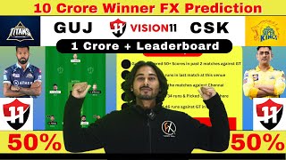 GT vs CSK Vision11 Prediction, Gujarat Titans vs Chennai Super Kings IPL 2023, GT vs CHE Dream11 IPL