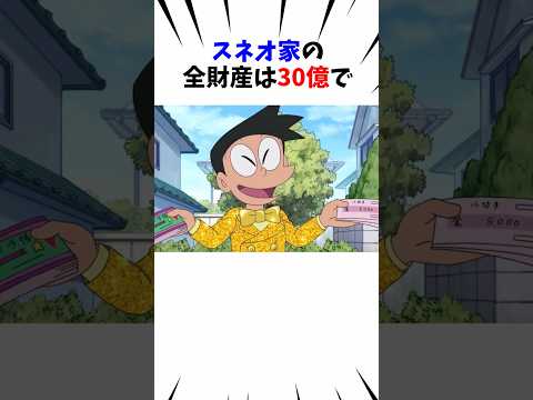 【ドラえもん】スネオ家の資産徹底考察#shorts
