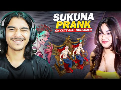 New Sukuna Bundle Prank on Cute Girl Streamer😱 अब क्या होगा❓ Garena freefire