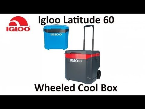 Igloo EcoCool Latitude Roller Cooler Green 56L