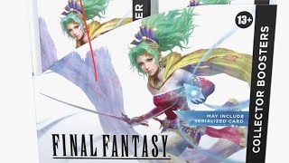 Magic MTG: $1200 Final Fantasy COLLECTOR Booster Box Opening! Serialized or Neon Traveling Chocobo?