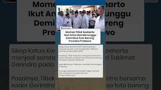 Momen Titiek Soeharto Ikut Antre demi Bisa Foto Bareng Prabowo di Taklimat Gerindra