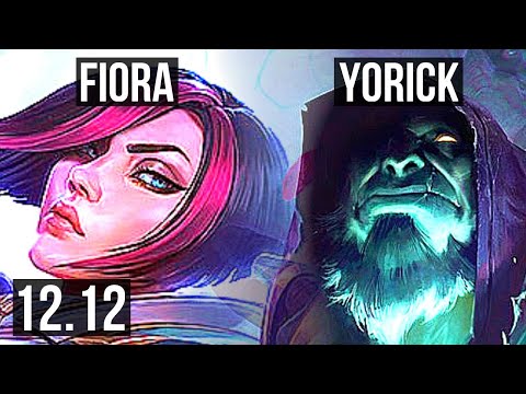 FIORA vs YORICK (TOP) | 68% winrate, 14/2/5, Legendary | EUW Master | 12.12