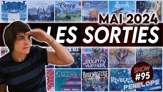 [ PENELOPE SHOW #95 ] - Les sorties jeux de société de MAI 2024 !