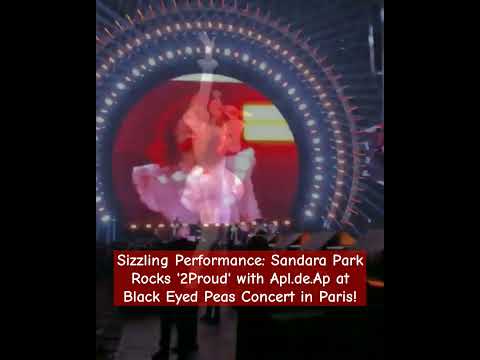 Sandara Park Rocks '2Proud' with Apl.de.Ap at Black Eyed Peas Concert in Paris!