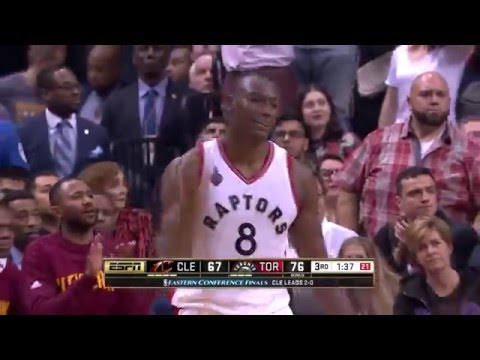 Bismack Biyombo 26 rebound 4 blocks Full Highlights Game 3 ECF NBA Playoffs Cavaliers vs Raptors