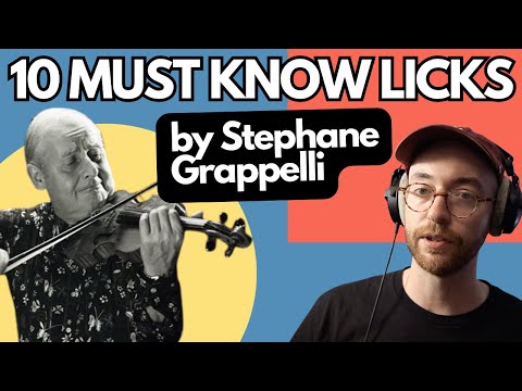10 Grappelli Licks To Master His Style