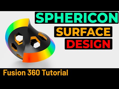 Fusion 360 Tutorial Sphericon - Surface Design