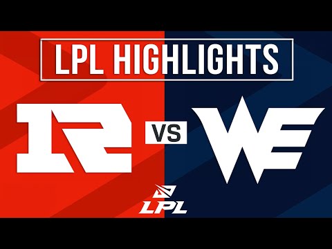 RNG vs WE Highlights ALL GAMES | LPL 2024 Summer | Royal Never Give Up vs Xi’an Team WE