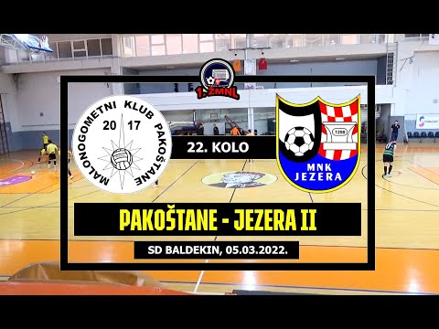 ŽMNL: PAKOŠTANE - JEZERA II  10:2, 05.03.2022.